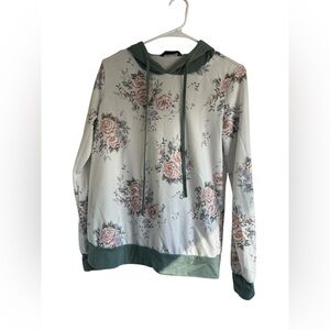 SHEIN Floral Hoodie